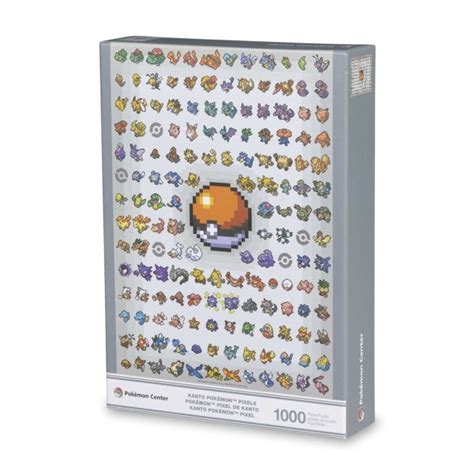 Kanto Pokémon Pixels Pokémon Puzzle 1000 Pieces Pokémon Center