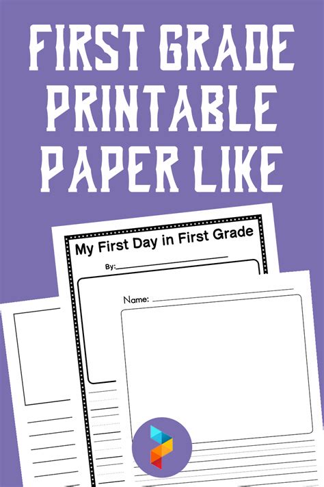 12 Best First Grade Printable Paper Like Pdf For Free At Printablee