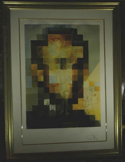 Lincoln In Dalivision Original Limted Painting By Salvadore Dali