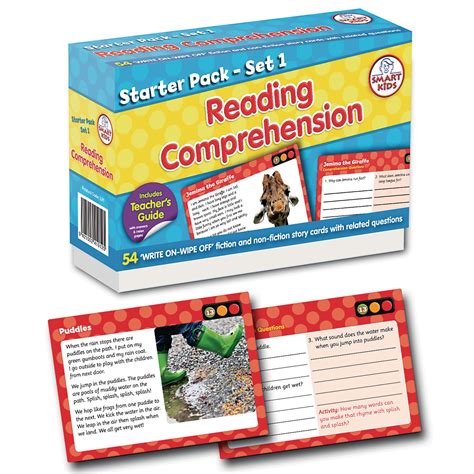 Reading Comprehension Cards Starter Packs Gambaran