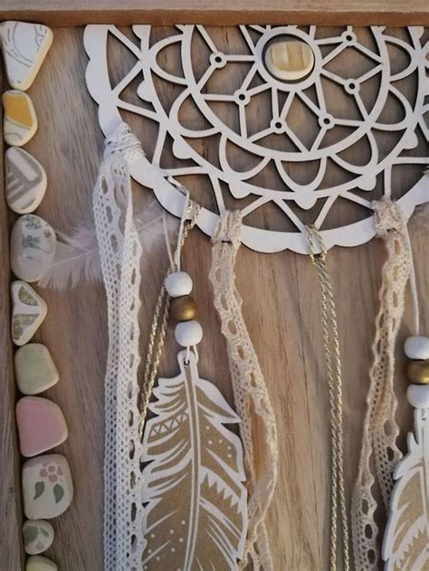 Unique Boho Dreamcatcher With More Then 30 Pieces Of Sea Etsy Dream