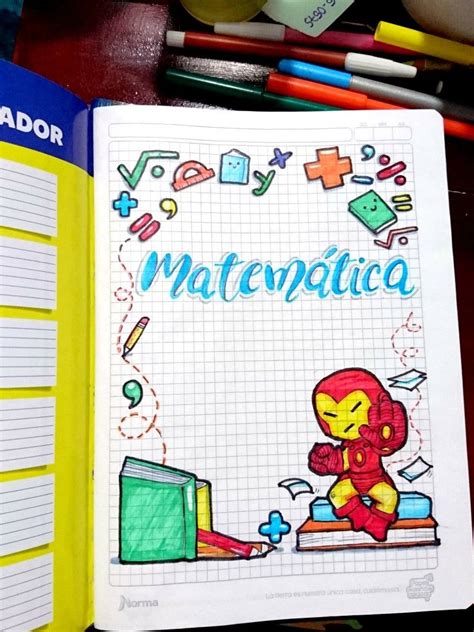 Dibujos Para Portadas De Cuadernos De Matematicas Usmul Com