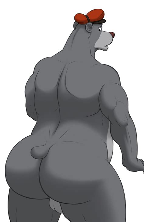 Rule 34 Ass Backsack Baloo Bear Big Butt Disney Hat Male Male Only