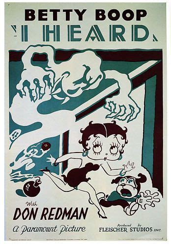 Vintage 1930s Betty Boop Movie A3 Poster Reprint Vintage Cartoon