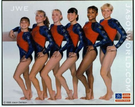 Magnificent Seven 1996 Team Usa Womens Gymnastics Female Gymnast Olympic Gymnastics
