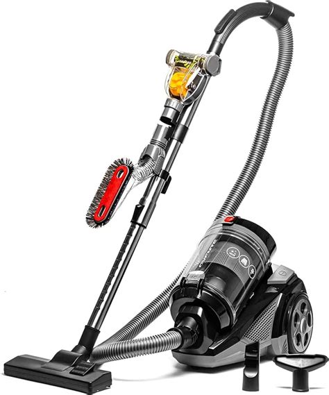 Ovente Heavy Duty Electric Bagless Canister Vacuum Cleaner