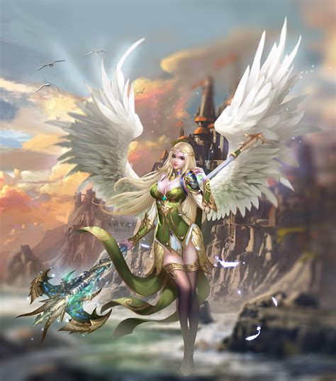 Pin By Lucas On All These Artists Are Amazing Angel Artwork Beautiful Fantasy Art Angel Art