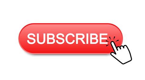 Subscribe Button Clicking Red Subscribe Button With Bell And Hand