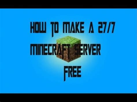 We have amazing support and a selection of games that you'll never get bored of. How to make a 24/7 minecraft server free - YouTube
