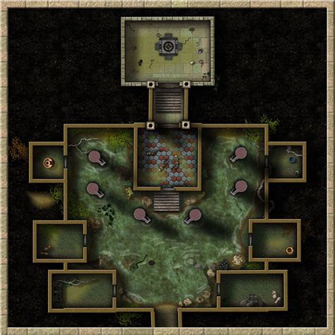 New Printable Jungle Temple Battlemaps For Rpgs