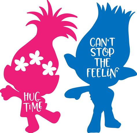 Image result for Poppy SVG Files Silhouette Trolls | Poppy svg, Trolls birthday party, Trolls svg