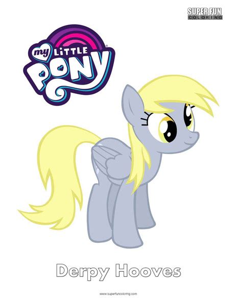 My Little Pony Derpy Coloring Pages Home Interior Design