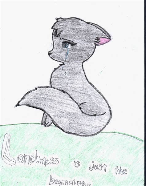 Sad Cat By Animeluvinchick On Deviantart