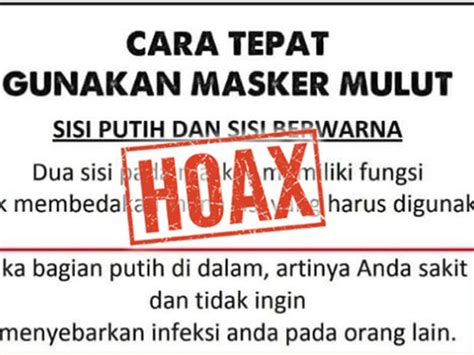 Berita Dan Informasi Hoax Kesehatan Terkini Dan Terbaru Hari Ini Detikcom