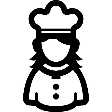 Female Chef Silhouette At Getdrawings Free Download