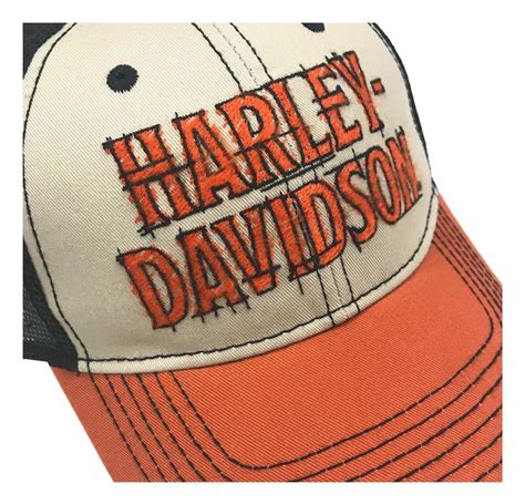 Harley Davidson Men S Timeline Embroidered H D Snapback Trucker
