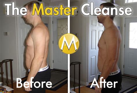 Master Cleanse Before And After