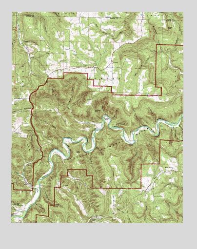 Ponca Ar Topographic Map Topoquest