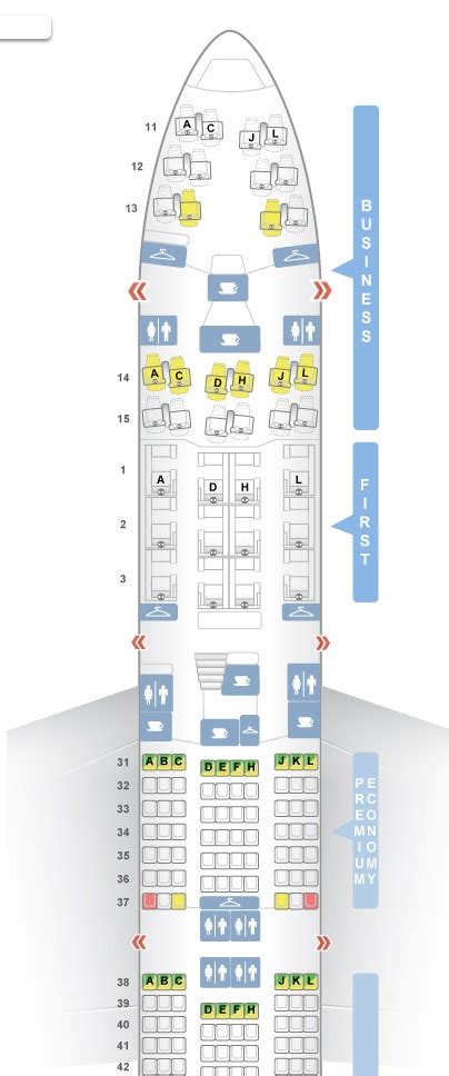 Lufthansa Seat Map 747 8 Cabinets Matttroy