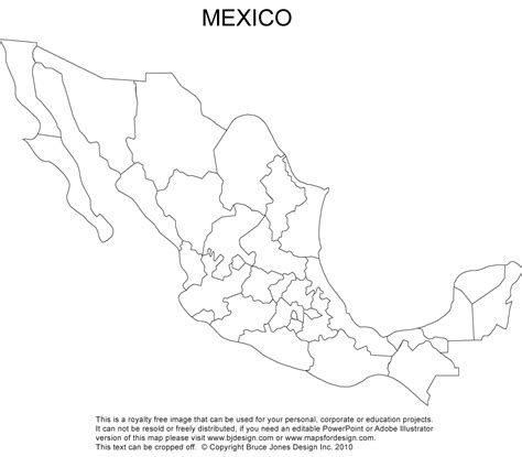 4 Best Images of Mexico Map Outline Printable - Printable Blank Mexico