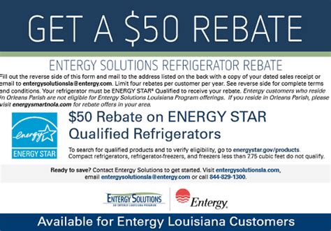 Rebates On Energy Efficient Refrigirators