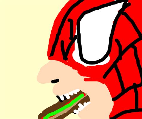 Spiderman Eating Drawception