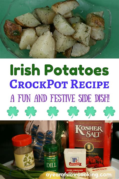 Stephanie o'dea, author of make it fast, cook it slow and 365 slow cooker suppers, is back with her easiest assortment of a breeze to throw together, these recipes are still full of flavor and creativity. Slow Cooker Irish Potatoes Recipe | Irish potatoes ...