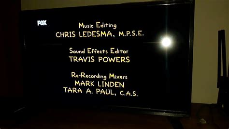 The Simpsons End Credits 2016 Youtube