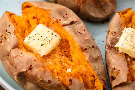 Baked sweet potatoes recipe video. Best Baked Sweet Potato Recipe - How to Bake Whole Sweet ...