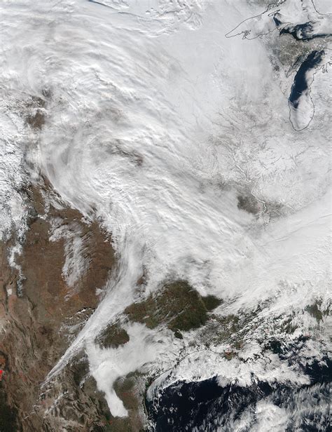 Provides A Look At Post Blizzard Snowfall And Winds Image Of The Day