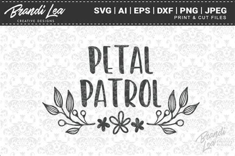 Download Petal Patrol SVG Cutting Files (88555) | SVGs | Design Bundles