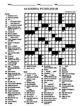 7 best algebra images on Pinterest | Crossword, Crossword ...