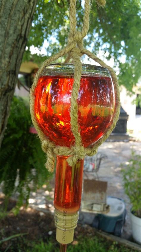 Your best home improvement online store with always low prices! Homemade Hummingbird feeder: Twine, cork and sugar water | Homemade hummingbird feeder