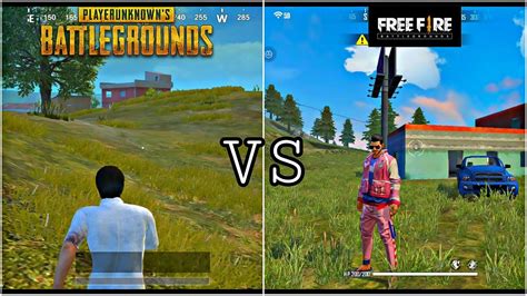 Survival is key and the last one standing wins. PUBG MOBILE VS GARENA FREE FIRE COMPARISON || GRAPHICS ...