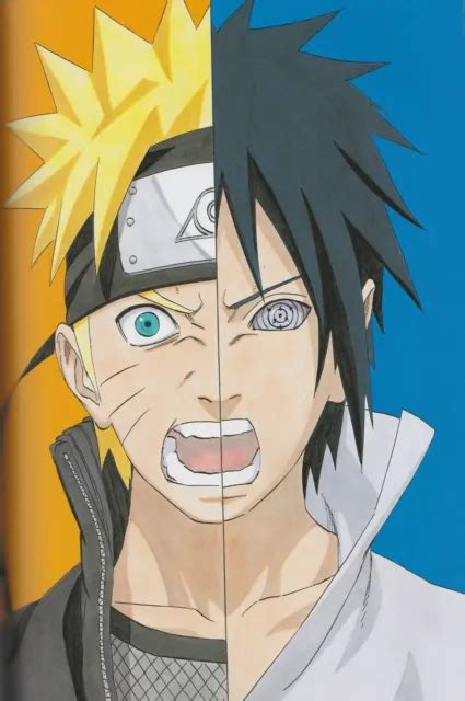 Poster Naruto Shippuden Naruto Vs Sasuke 915 X 61 Cm Abystyle