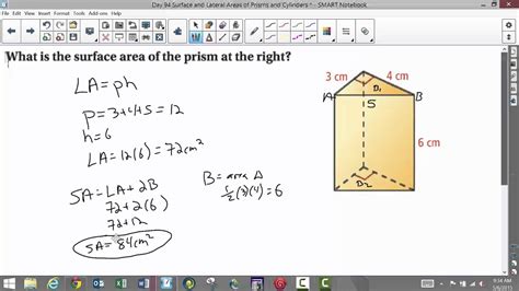 How To Find The Surface Area Of A Right Trapezoidal Prism It Is A
