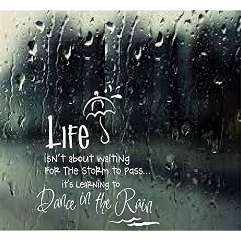 Life Isnt About Waiting For The Storm To Pass Its Learning To Dance