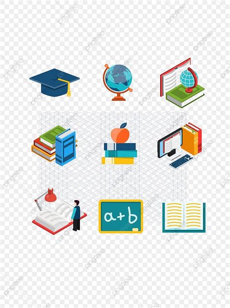 Gambar Ikon Pembelajaran Kartun, Kartun, Belajar, Ikon PNG dan Vektor