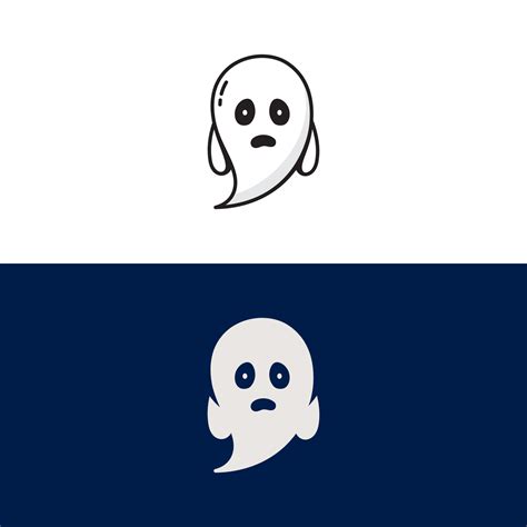 Cute Ghost Vector Icon Design Illustration 3573901 Vector Art At Vecteezy