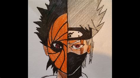 Drawing Obito And Kakashi Naruto Youtube