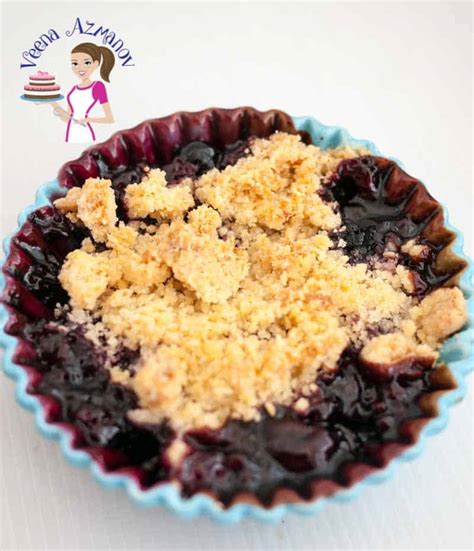 How To Make American Blueberry Crumble