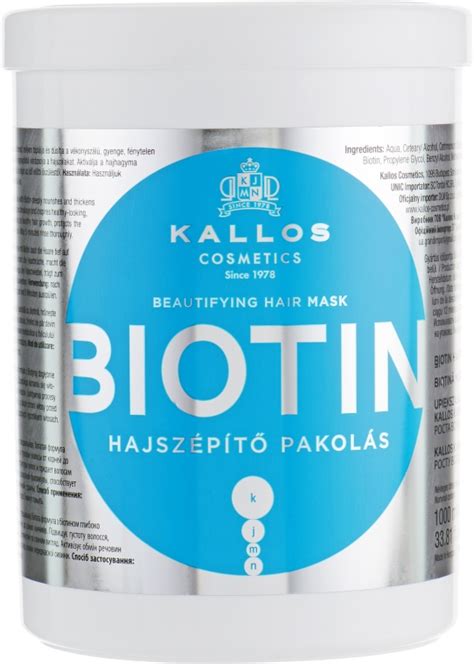 Kallos Cosmetics Biotin Beautifying Hair Mask Upi Kszaj Ca Maska Na