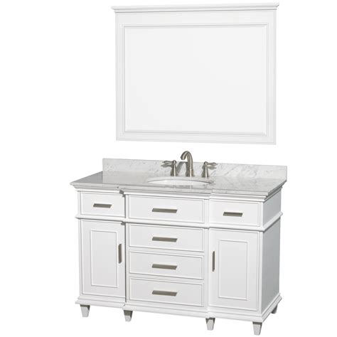 White 48 bathroom vanity sale, light bars sconces and bathroom vanity wyndham collection andover inch single sink vanities in the market features the finest bathroom vanity common 48in products s. Berkeley 48" Single Bathroom Vanity by Wyndham Collection ...