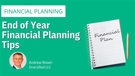 End Of Year Financial Planning Tips Youtube