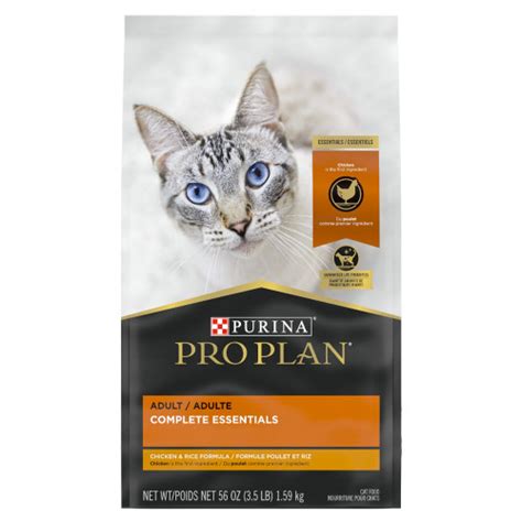 Purina Pro Plan Complete Essentials Chicken And Rice Formula Dry Cat Food