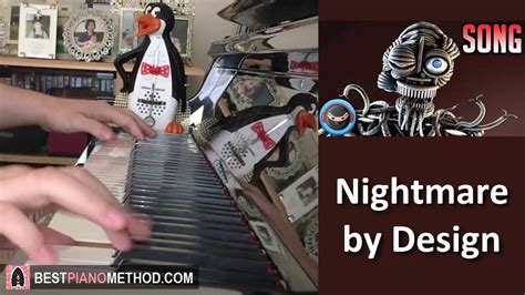 Just music and art 4. FNAF ENNARD SONG - "Nightmare By Design" - TryHardNinja (Piano Cover by Amosdoll) - YouTube