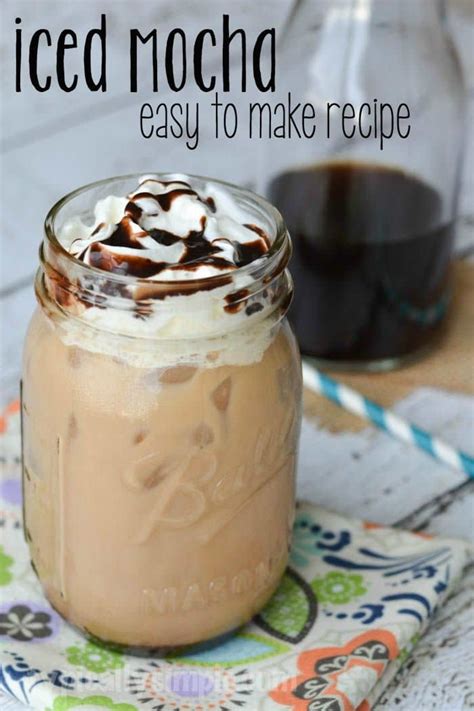 How to make a starbucks iced mocha. Easy to Make Iced Mocha Recipe - Typically Simple