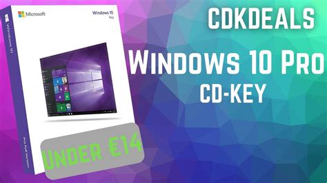 How To Get Windows 10 Pro Product Key For Under €14 Official Oem Key