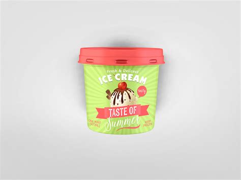 Download Ice Cream Package Mockup on Behance