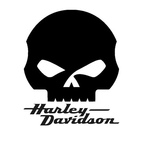 2 X HARLEY DAVIDSON WILLIE G SKULL DECAL Approx 100 Mm X 120 Mm